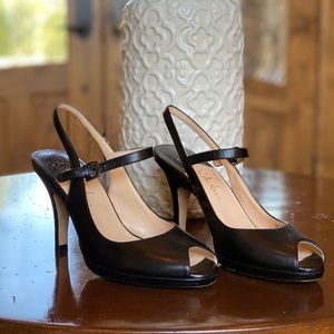 Cole Haan Margot peep toe sling back pumps